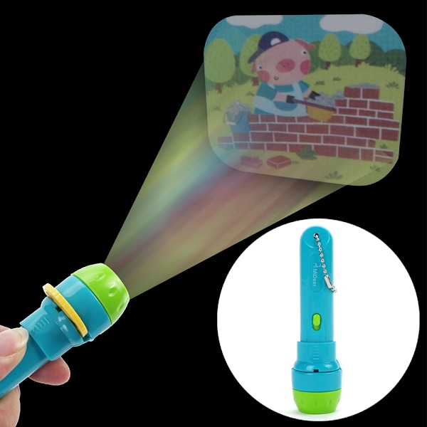 Uppladdningsbar Barnficklampa, Portabel och Lättviktig, Utdragbara Pedagogiska Leksaker för Småbarn, Pojkar och Flickor