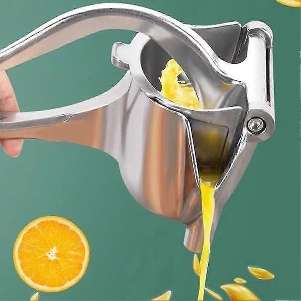 Hånddrevet Saftpresser i Robust Stål - Citron, Appelsin, Citrus