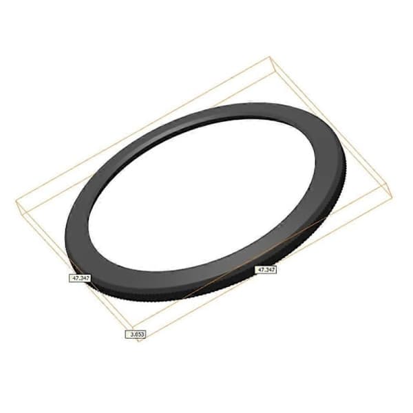 Til Xiaomi Watch S4 S3 PC Urramme Slankt Design Smartwatch Ringramme - Sølv sort