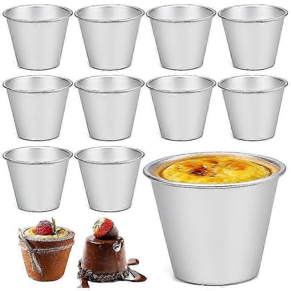 Buddingforme til bagning, mini forme til gør-det-selv madlavning buddingkopper æggetærteform muffinform cupcake