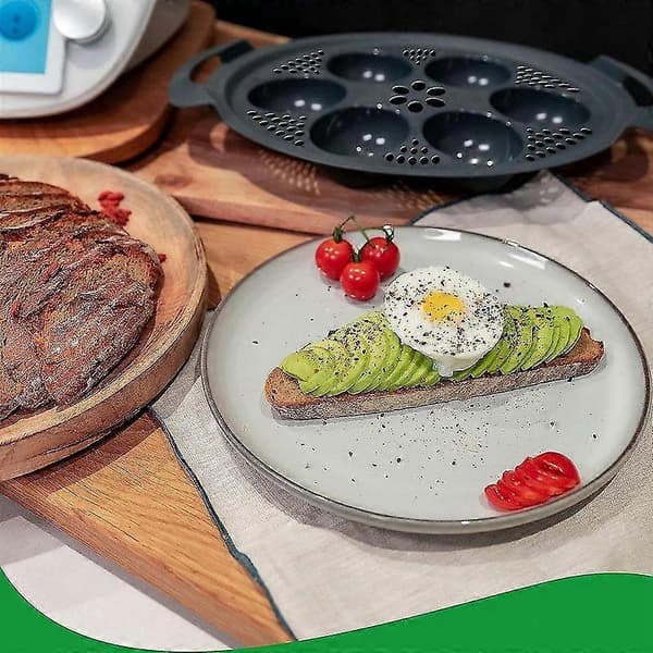 4 i 1 Kake Damp Egg Form Kjele Kakeform Ovn Bakeform Dampkurv for TM5 TM6 Kjøkken Coo