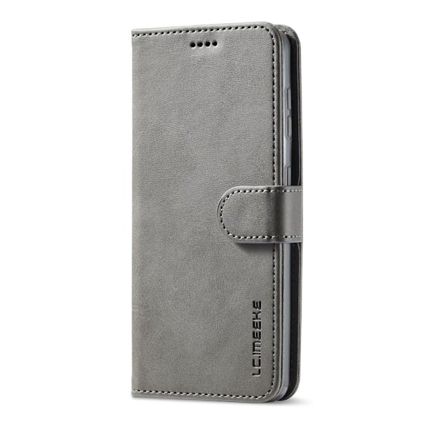 Samsung Galaxy S21 - LC.IMEEKE Plånboksfodral - Grå Grey Grå