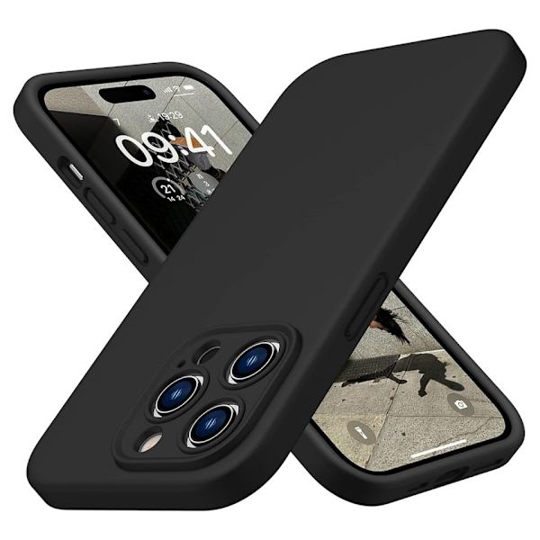 iPhone 14 Pro Max Matt Svart Skal - Extra Kamera Skydd iPhone 14 Pro Max iPhone 14 Pro Max