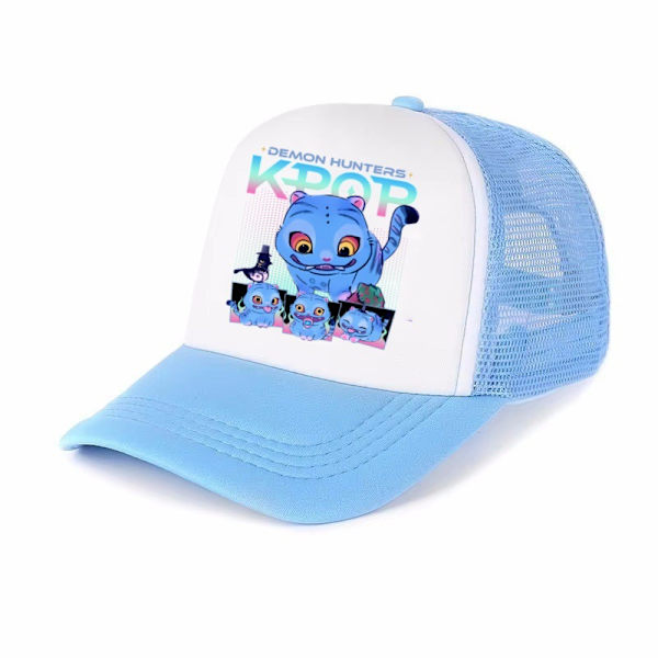 Tegneserie-trykt nettingbaseballcaps, stil 20