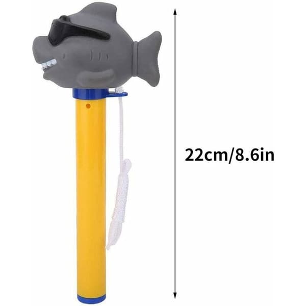 1 stk. flydende pooltermometer, tegneserie krokodilleformet termometer