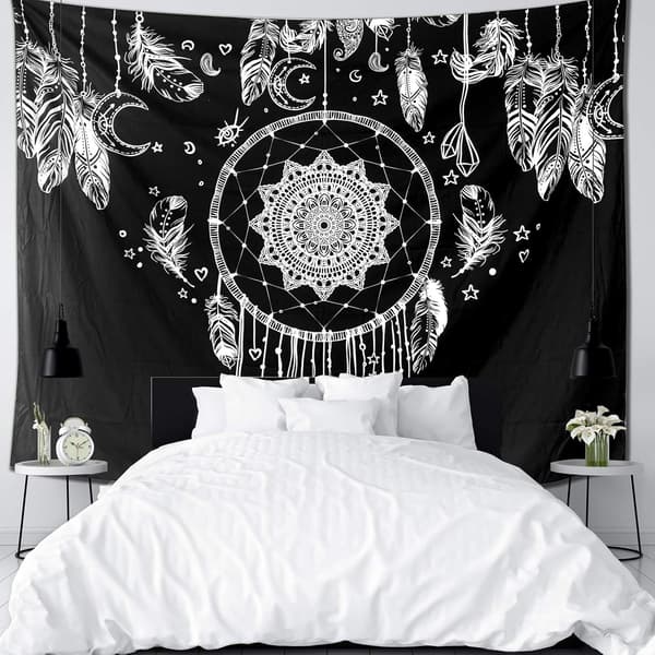 1kpl unisieppari, 200CM*150CM Mandala-seinävaate, Galaksi-seinävaate,