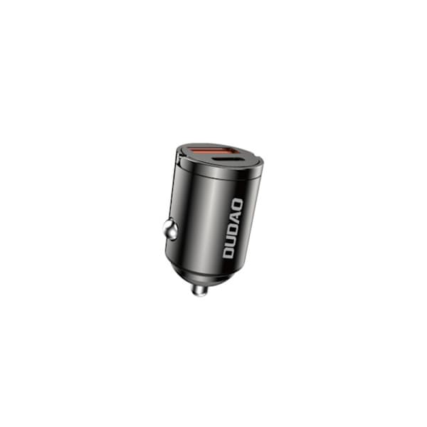 Dudao R3MAX 48W Pikalataava Autoadapteri QC PD - Musta