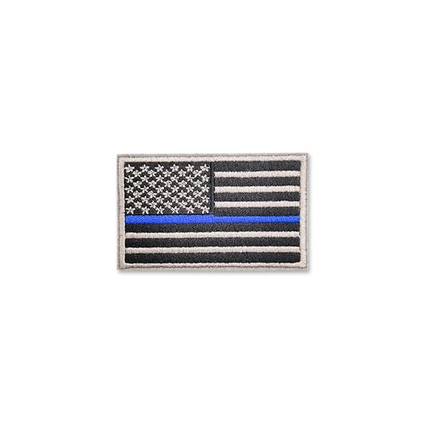 18 broderade strykmärken med amerikanska flaggmotiv