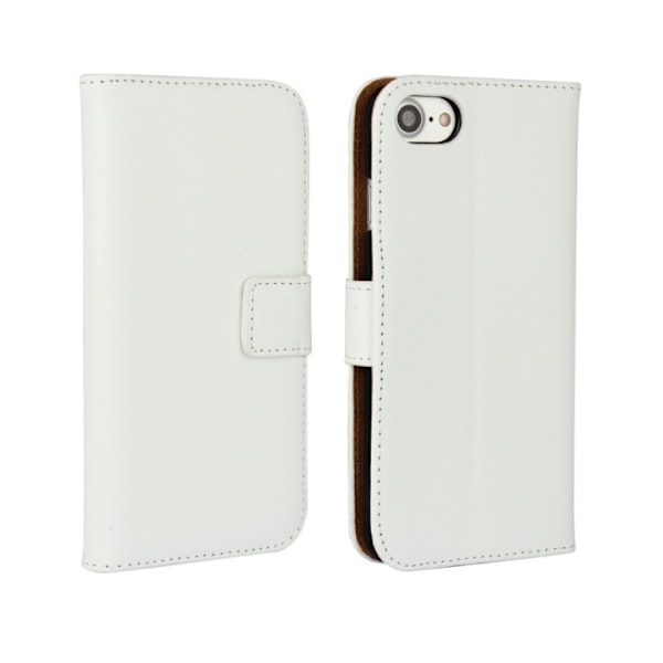 Stilrent Exklusivt RETRO Plånboksfodral i läder iPhone 7 PLUS Lila