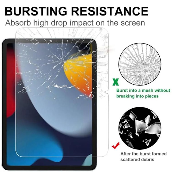 iPad 10.9 (2022) Härdat Glas Skärmskydd - Clear