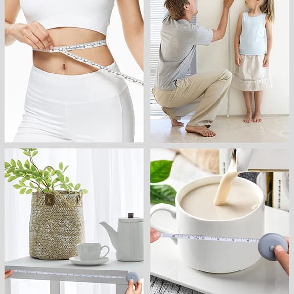 3-pack Måttband, 150cm/59 tum Utdragbart Kropps Måttband Cu