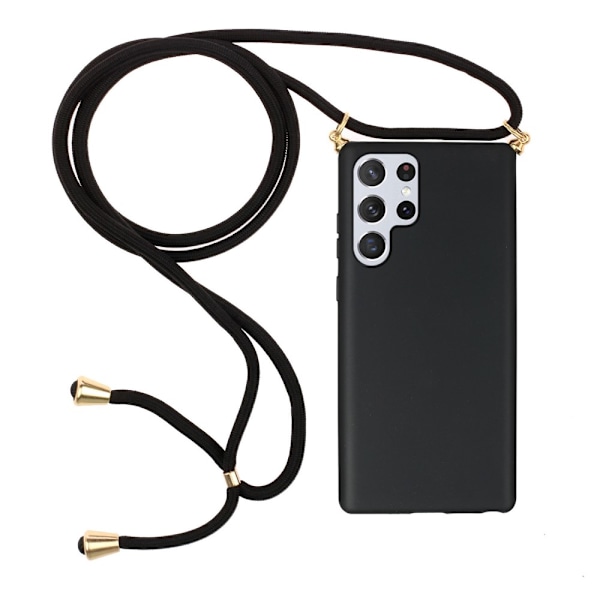 Samsung Galaxy S22 Ultra Skal Halsband Svart