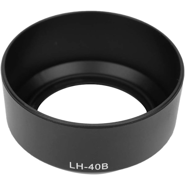 Olympus 45Mm F1.8 motljusskydd Lh 40B Plast Lh 40B Kvalitet Portabel plastkamera motljusskydd för M.Zuiko 45Mm F1.8(svart) (svart)
