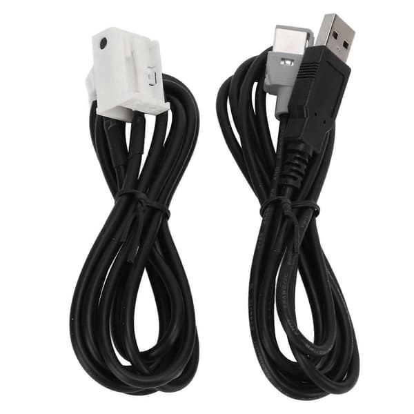 Stereo Adapter USB-stik Tilslutningskabelsæt Udskiftning til Peugeot 206 207 307
