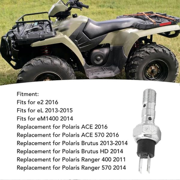 Bremsestrykkbrytersensor 4012981 Rask respons Lett trykkbryter erstatning for Polaris ACE Ranger