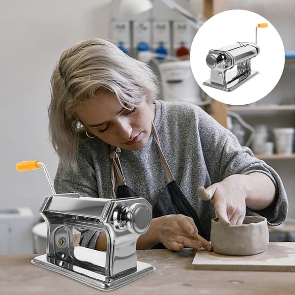 Polymeerisaven puristuskone, askartelusavikone, polymeerisavirulla, käsityövälineet