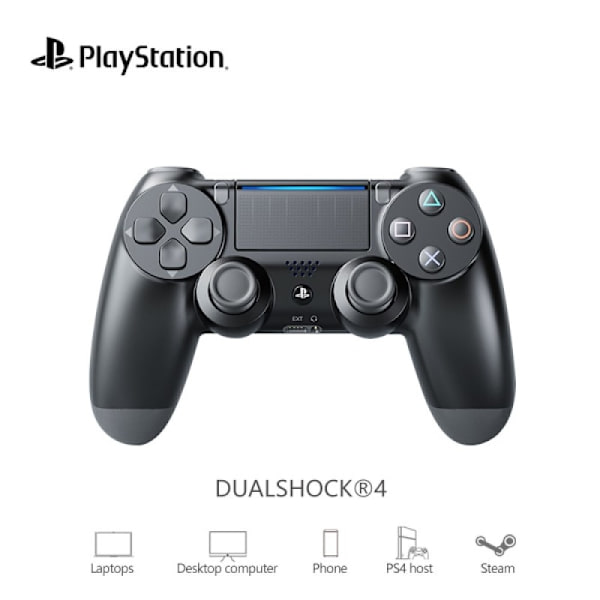 2-pack PS4 Controller DoubleShock Trådbunden för Play-station 4 Svart