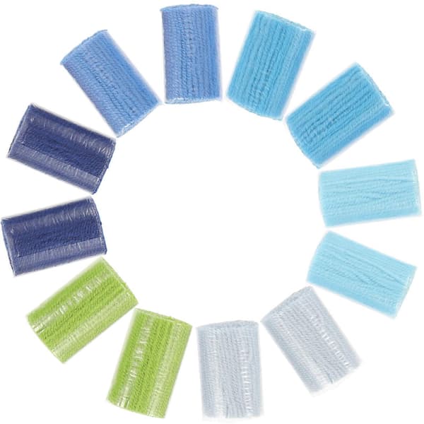 12 stk Latch Hook Teppegarn DIY Hekle Latch Hook Garn for Sy Strikking DIY Håndverk