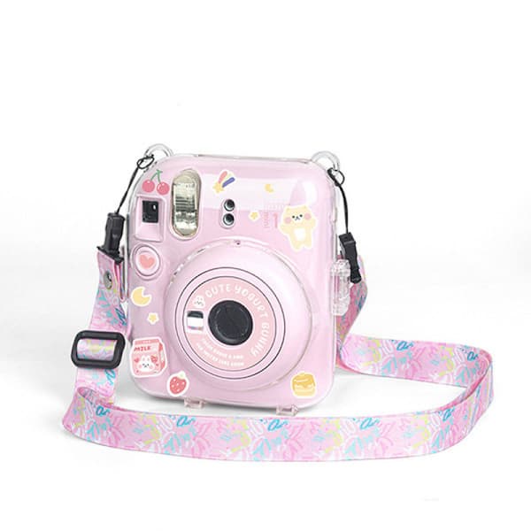 Fujifilm Instax Mini 12 läpinäkyvä suojakotelo vihreä Black