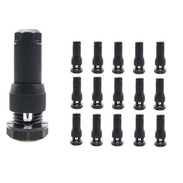 Pålitliga Kabellösningslösningar för Landskap, Fastlock Design Ultrastark Nylonplast För Säkra Utomhus LED-Anslutningar, 16-pack