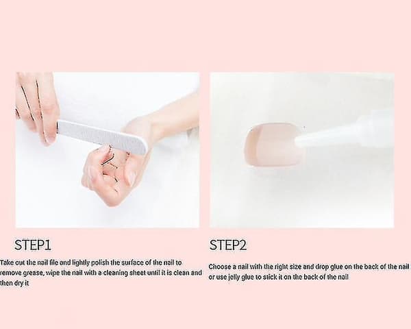 Påsætningsnegle Lange Ballet Falske Negle Manicure Patches Bærende Armor