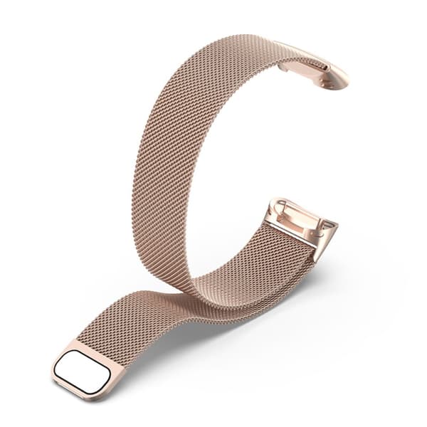Milanese Loop -ranneke Fitbit Charge 6 -älykellolle, samppanjakulta