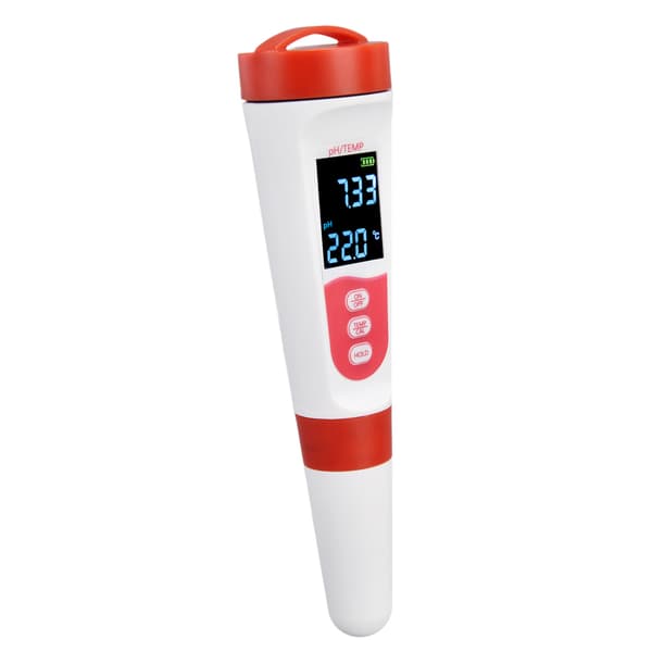 Digital PH-mätare med LCD-display, Multifunktionell vattenkvalitetstestare för dricksvatten, jordbruk, vattenbruk, akvarier, hydroponik (Hög
