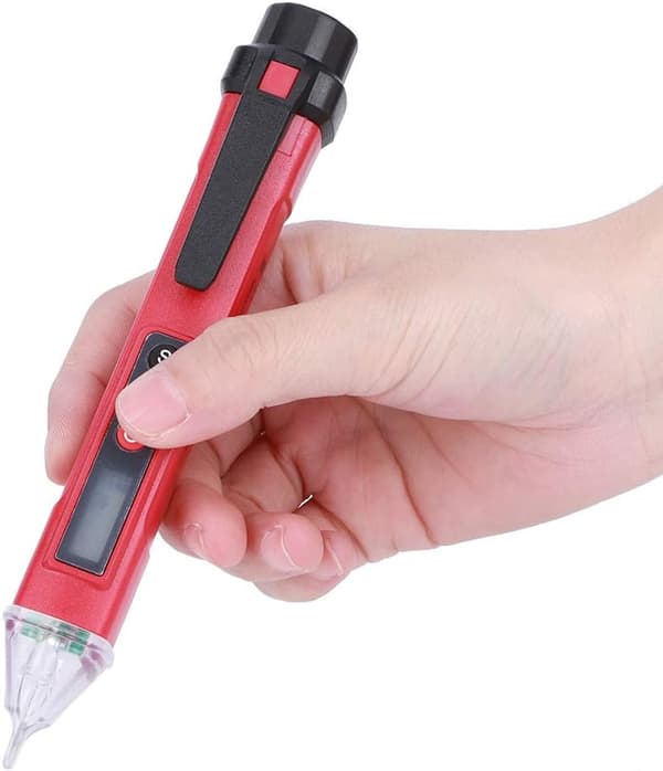 1 x testpen, alarmpen, strømtestværktøj, elektriker testpen