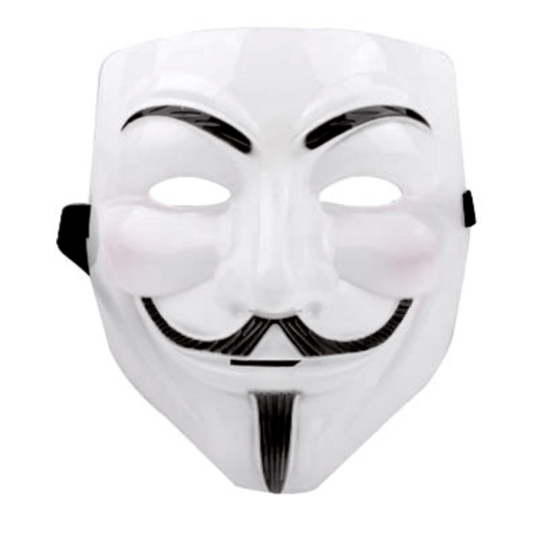 Anonyymi naamio Halloween 5-pakkaus