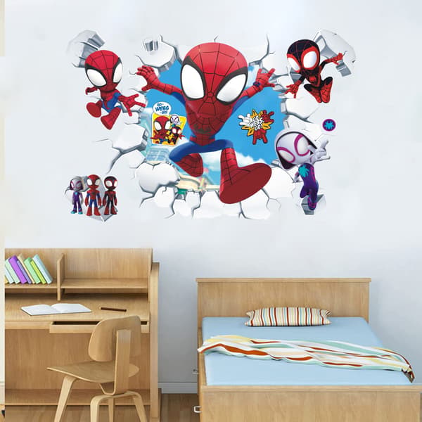 Avengers 3D -seinätarra, tapetti, PVC, 60cm*40cm