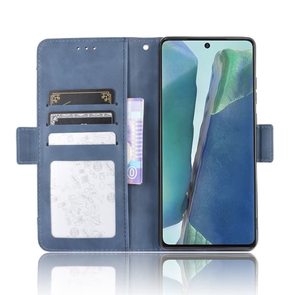 Multi Slot, Pungcover, Samsung Galaxy S20 FE, Blå