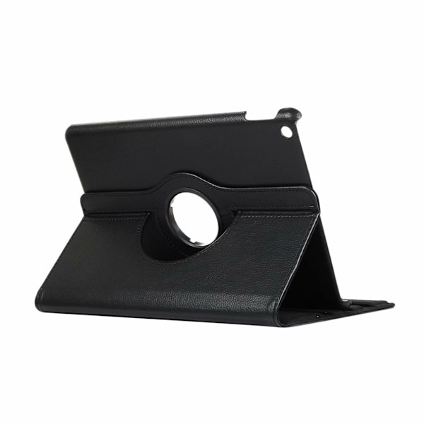 iPad 10.2 (2019) Læderetui 360 Sort Sort