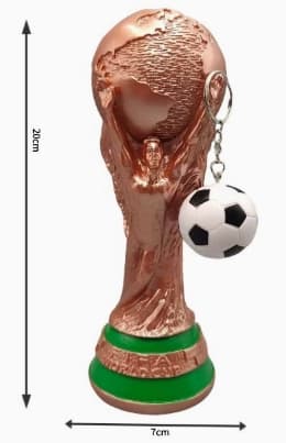 Verdenscupen Bronse 20 cm Troféfigur Bronze