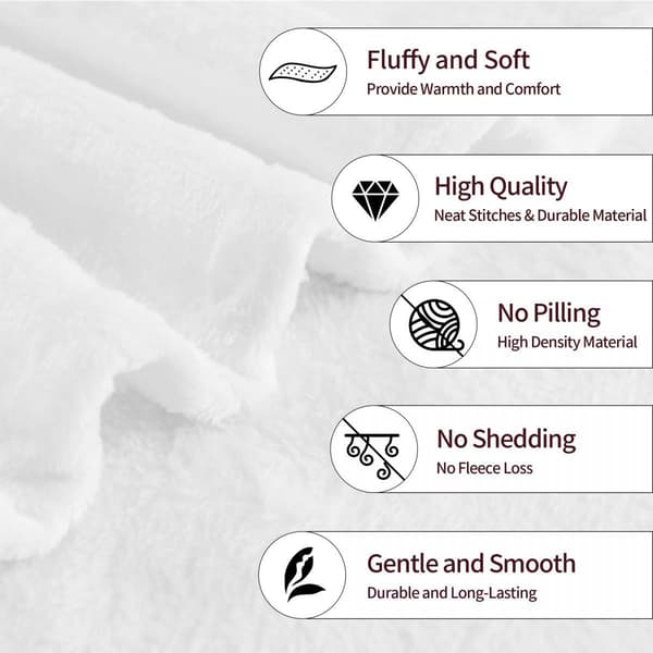 150 x 200 cm Flonel Tæppe med Halloween Gyserkarakter Design - 9