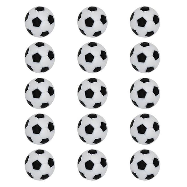 15 stk. bordfodboldbolde Bordfodboldbolde Udskiftningsbolde til bordfodbold Bordfodboldtilbehør