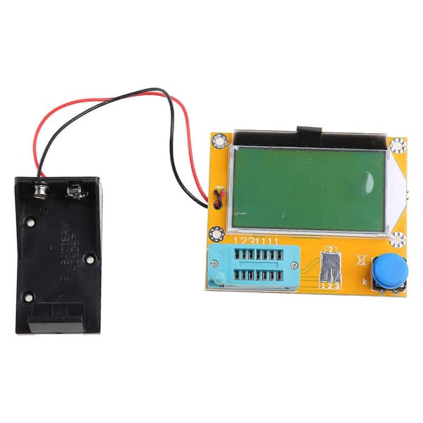 9V LCD Digital Transistor Tester LCR-T4 ESR Meter 12864 Baggrundslys Kapacitans