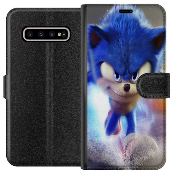 Samsung Galaxy S10+ Plånboksfodral Sonic