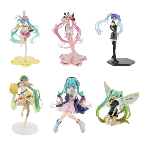 Højkvalitetsversion Hatsune Miku håndlavet PVC sakura Chuyin dukke