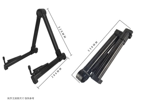 Gitarstativ sammenleggbart universelt gitartripod