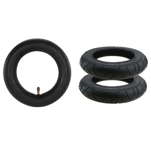 3 stk. for Mijia M365 10 tommers elektrisk sparkesykkeldekk 10 X 2 oppblåsbart solid dekk hjul inn