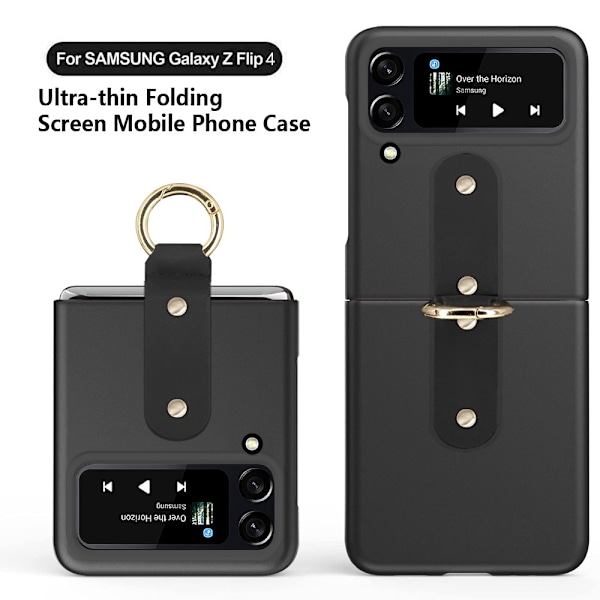Samsung Galaxy Z Flip 4 Skal Med Ringhållare Lila