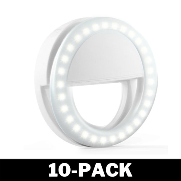 Universell Selfie Lampa / Ring med Olika Ljuslägen 2-Pack