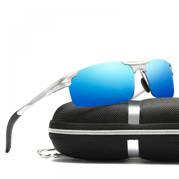 Skydd polariserade solglasögon män sportglasögon