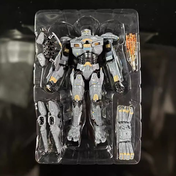 1 stycke Pacific Rim Mech Modell Eureka Raiders Australisk Pansar Lysande Leder Movable Actionfigur Leksak