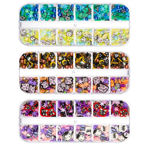 Nail Glitter, Nail Art Flake Nail Glitter Paillette Mixed Round