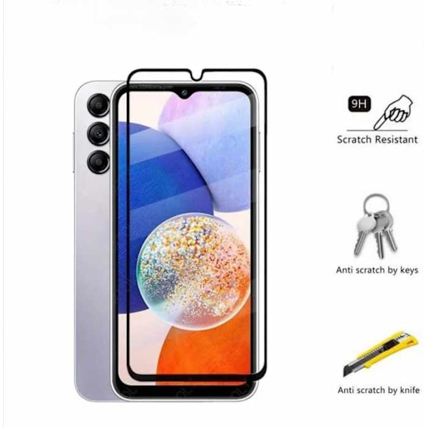 Samsung Galaxy A34 - Heltäckande Härdat Skyddsglas