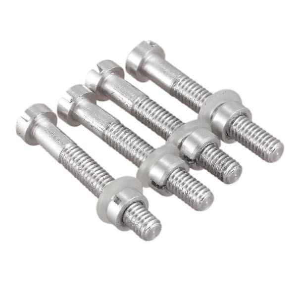 4 stk. M2.5x18.5mm pladespiller fonograf skruer, hardware udskiftnings headshells stylus montering vinyl