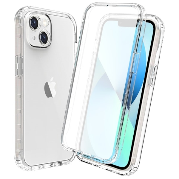 iPhone 13 Mini Heltäckande Premium 3D Skal 3in1 ThreeSixty Clear