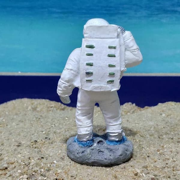 Astronaut Harpiksfigur Hjem Retro Statue Dekor Ornament