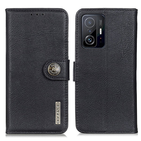 Xiaomi 11T / 11T Pro KHAZNEH Plånboksfodral - Svart Svart